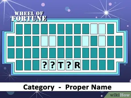 Image titled Pick the Right Letters on "Wheel of Fortune" Step 12